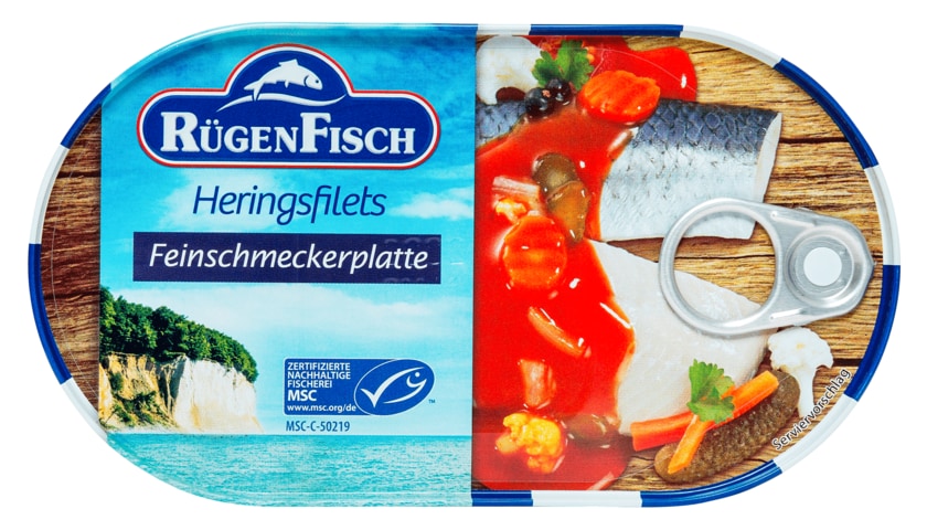 Rügenfisch Feinschmeckerplatte 200g